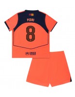 Barcelona Pedri Gonzalez #8 Tredjedraktsett Barn 2025-26 Korte ermer (+ bukser)